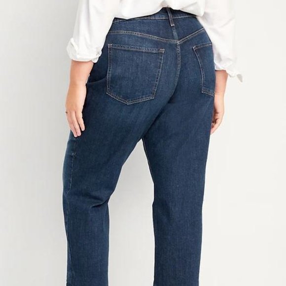 NWT Old Navy Curvy High-Waisted OG Loose Jeans - Picture 15 of 16